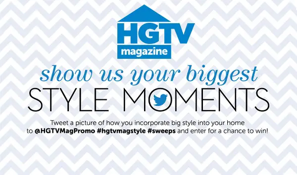 HGTV Tweet to Win Sweepstakes