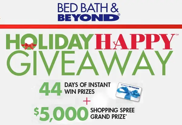 Bed Bath & Beyond Holiday Happy Giveaway