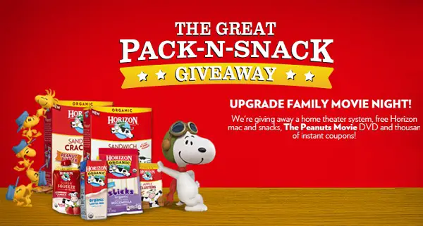 Horizon Organic Great Pack-N-Snack Giveaway