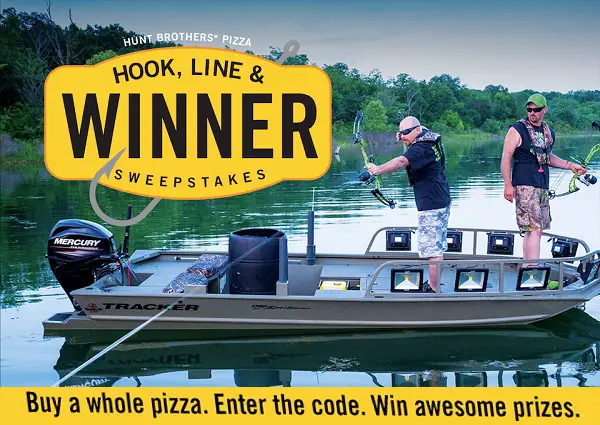 Hunt Brothers Pizza Hook, Line & Winner Sweepstakes