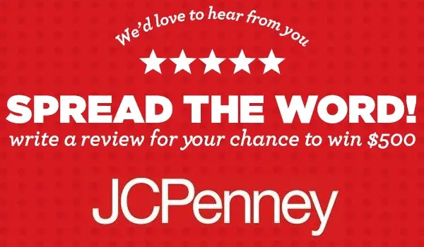 Jcpenney.com Ratings and Reviews Sweepstakes