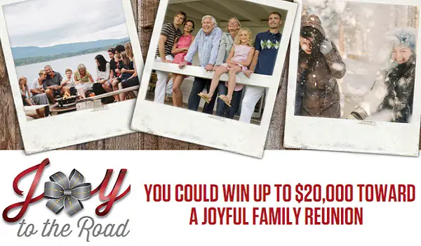 Joy to the Road Sweepstakes