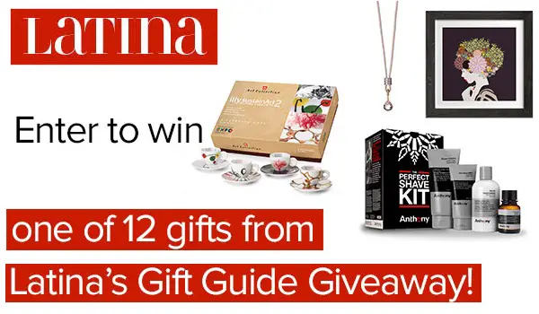 Latina.com 12 Days of Latina Gift Guide Giveaways