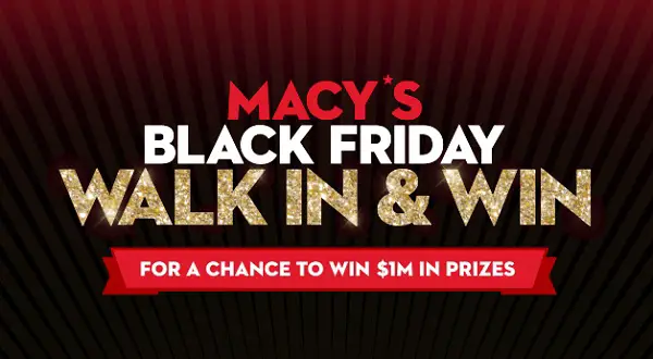 Macy’s Black Friday Walk In And Win Instant Win Game