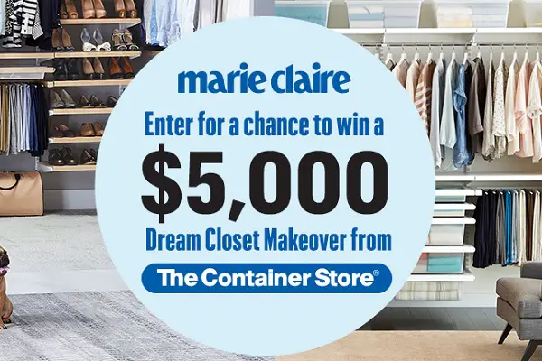 Marie Claire The Container Store Sweepstakes
