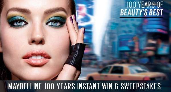 Maybelline 100 Years Instant Win Game