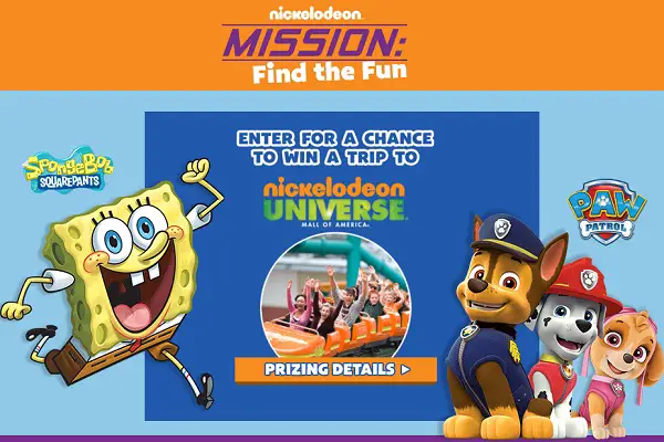 Mission: Find The Fun Sweepstakes