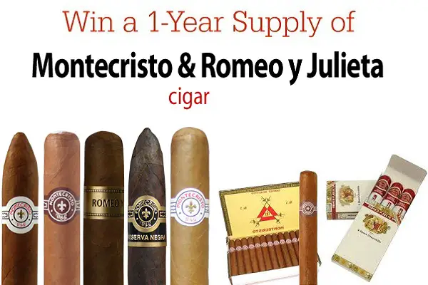 Montecristo & Romeo y Julieta Cigar Pairing Sweepstakes