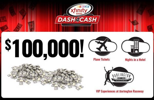 NASCAR Dash4Cash $100K Sweepstakes
