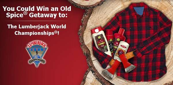 Win an Old Spice Getaway to Lumberjack World Championships