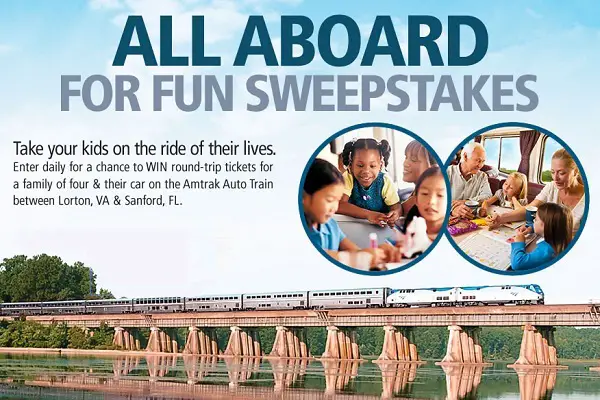 All Aboard for Fun Sweepstakes