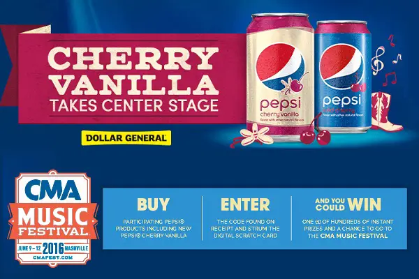 Pepsi CMA Music Festival Sweepstakes and Instant Win