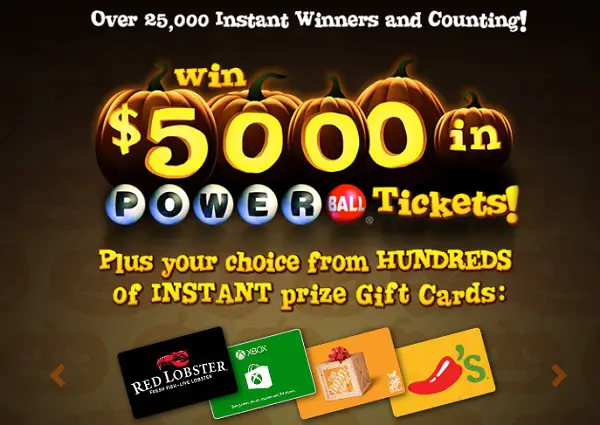 Powerball Powercode Oct – Jan 2017 Promotion