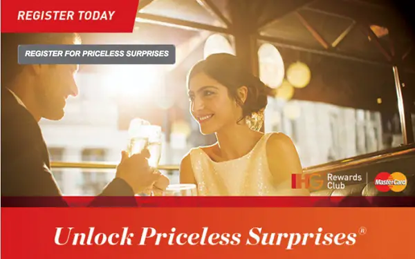 IHG and MasterCard - Priceless Surprises Sweepstakes