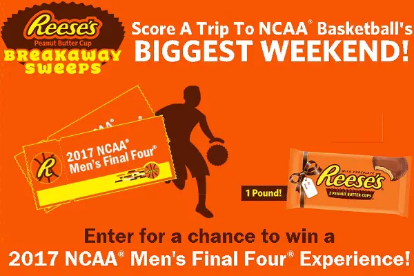 Reese’s Peanut Butter Cup Breakaway Sweepstakes