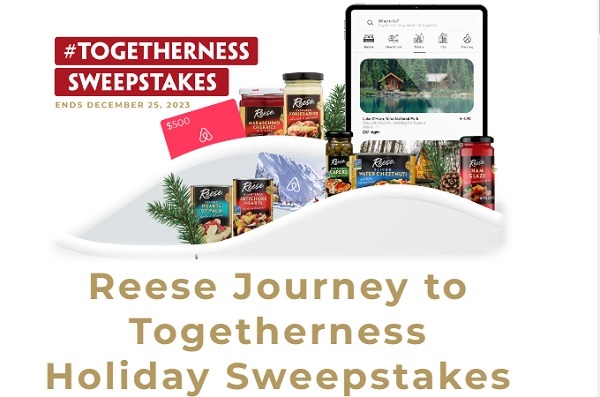 Reese Specialty Food Holiday Giveaway: Win Free Products & $500 AirBnB Gift Card