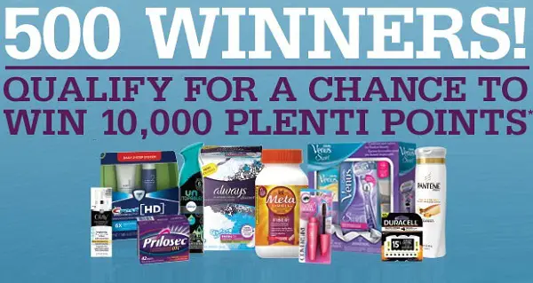 P&G Plenti Points Sweepstakes