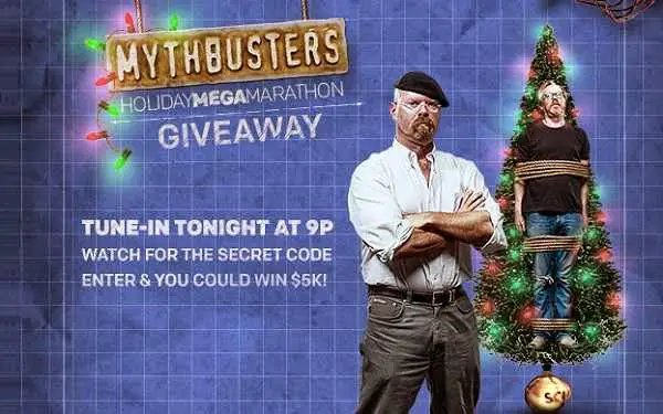 Mythbusters Holiday Mega-Marathon Giveaway