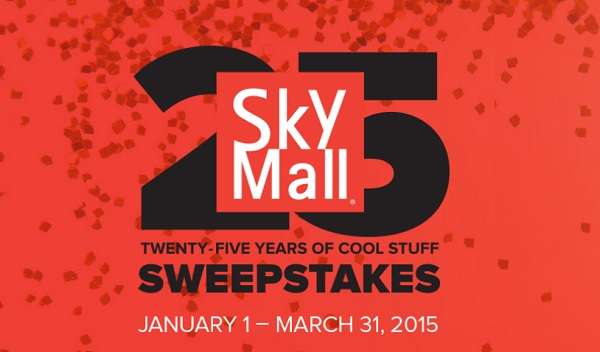 Skymall.com 25 Year of Cool Stuff Sweepstakes