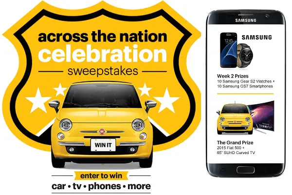 Sprint Across The Nation Celebration Sweepstakes