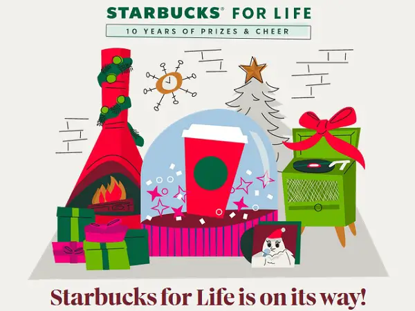 Starbucks for Life 2023 Sweepstakes on starbucksforlife.com