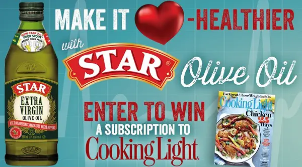 Win a Free Cooking Light Magazine 6-Month Subscription