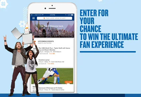 StubHub Find the Inner Fan Sweepstakes: Win Gift Cards