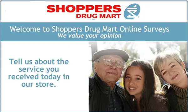 Tell Shoppers Drug Mart Feedback: Win $1000 Gift Card