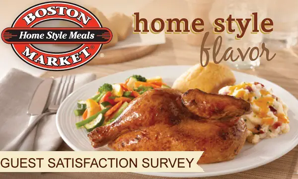 Tell Boston Market Guest Satisfaction Survey