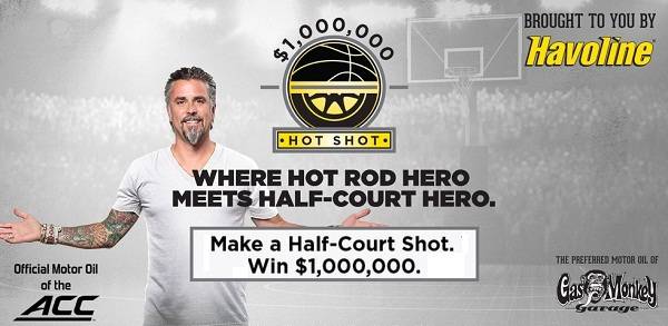 Havoline 2015 Million Dollar Hot Shot Sweepstakes