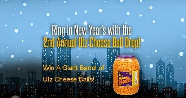 Utz Cheese Ball Drop Sweepstakes