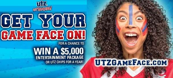 Show Game Face with #utzgameface & win $5000 Entertainment Package