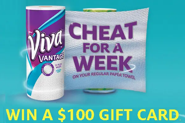 VIVATowels.com Cheat for A Week Instant Win Sweepstakes