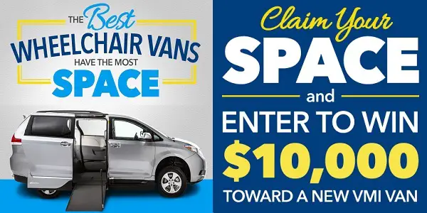 Vantage Mobility VMI Claim Your Space Sweepstakes