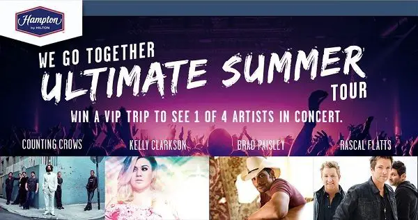 We Go Together Ultimate Summer Tour Sweepstakes