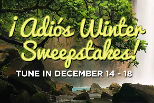 Win one of three 9-day trip to Costa Rica at WheelOfFortune.com