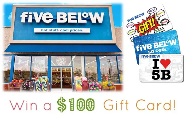 Five Below Survey Sweepstakes: Monthly Win $100 Gift Card