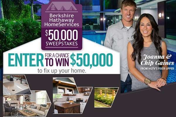 Win $50K in HGTV's Fixer Upper Sweepstakes