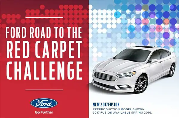 Ford Road to the Red Carpet Challenge Sweepstakes