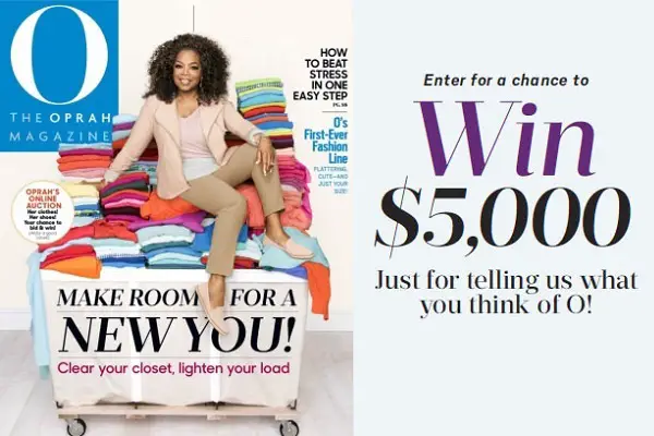 TheOprahMag.com Reader Feedback Survey: Win $5000 cash