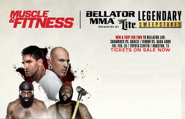 Bellator Legendary Sweepstakes: Win a Trip to Houston, TX