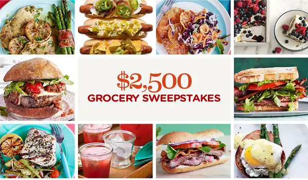 Win $2,500 in BHG.com Grocery Sweepstakes