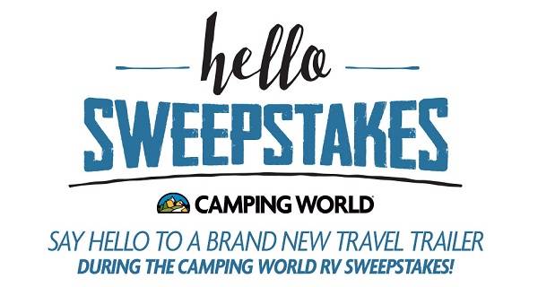2015 Hello Camping World RV Sweepstakes