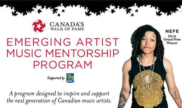 Canada’s Walk of Fame Emerging Artist Music Mentorship Program