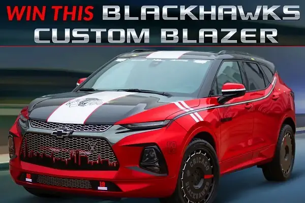 Chevy Blackhawks Themed Blazer Giveaway: Win A Custom Car