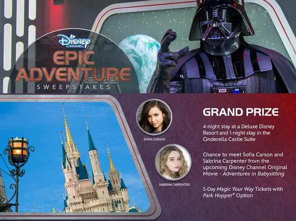 Disney Channel's Epic Adventure Sweepstakes