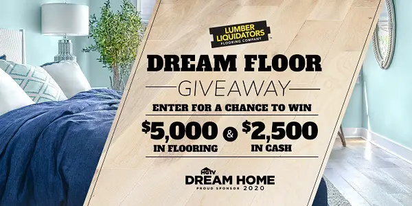 DIY Network Dream Floor Giveaway: Win $5000 in Flooring and $2500 Cash