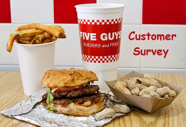 Five Guys Customer Survey: Win $50 Gift Cards Every Month