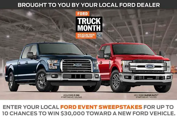 Flash Point Communications Ford Event Sweepstakes