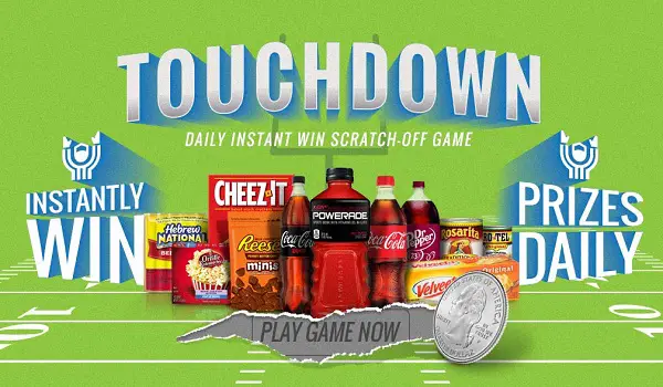 Kroger “Game Day Greats” Instant win Game